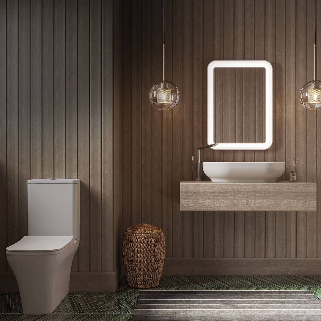 Lidya Back to Wall Pan & Cistern Combined Bidet