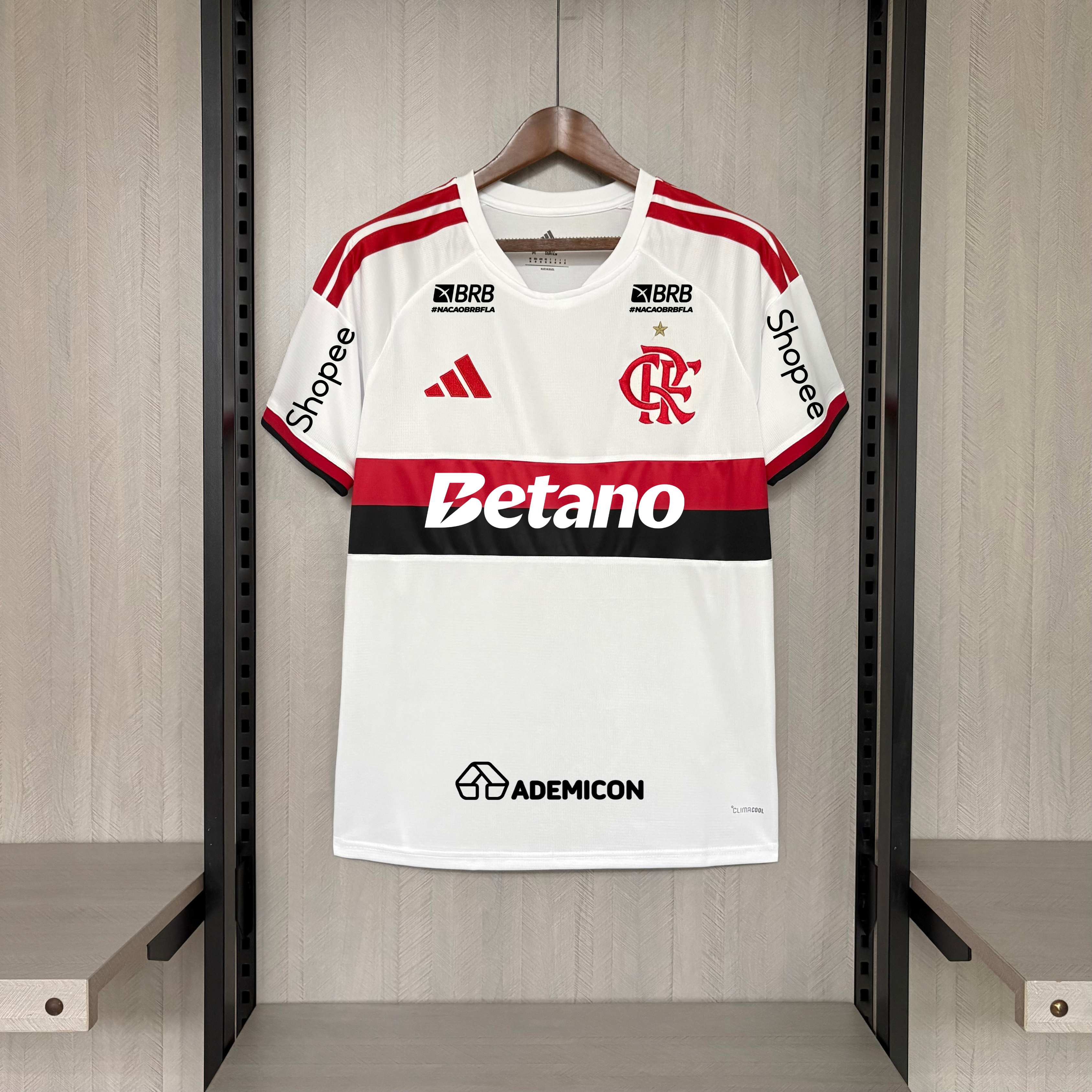 Camisa Flamengo II 26/27 - Torcedor Adidas Full patrocínios