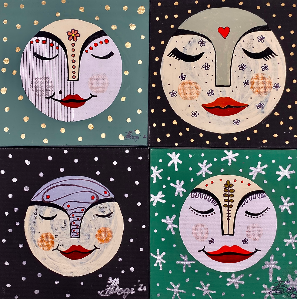 Moon faces