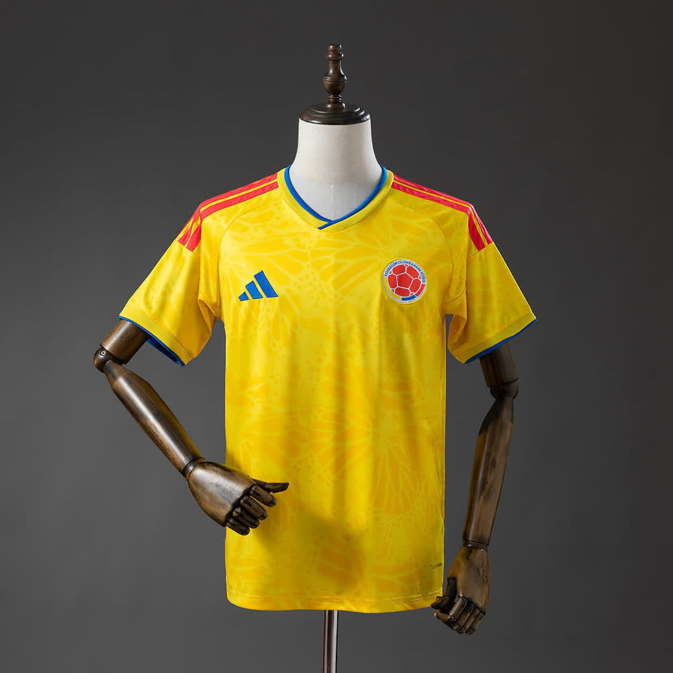 Miniatura: Camisa Seleção Colômbia I 26 - Torcedor Adidas masculino - Amarela com detalhes