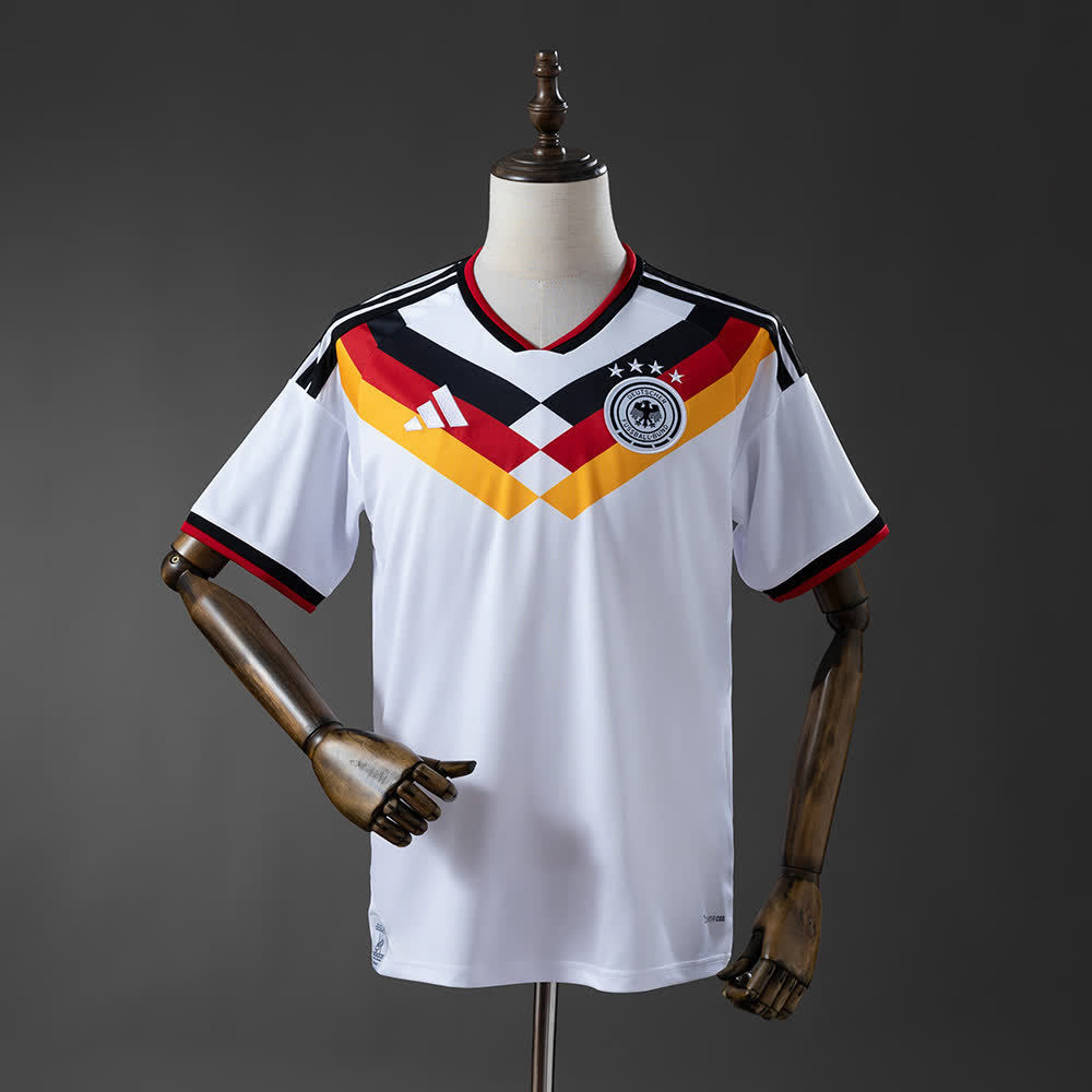Camisa Seleção Alemanha I 26 - Torcedor Adidas masculino - Branca com detalhes