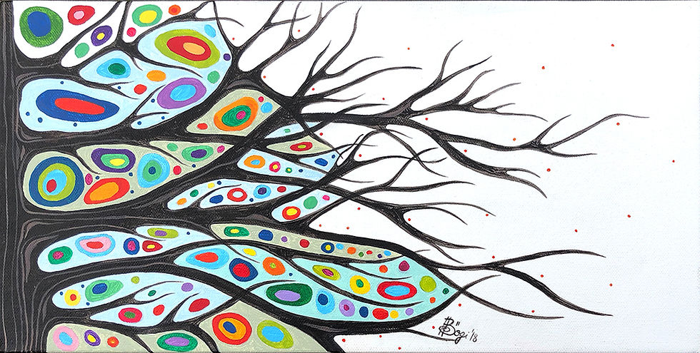 MAGIC TREE 2018 Acrylic 8x16 (sold)
