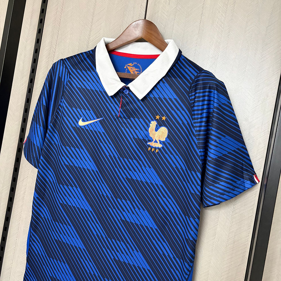 Miniatura: Camisa Seleção França I 26 -Torcedor Nike masculino - Azul com detalhes