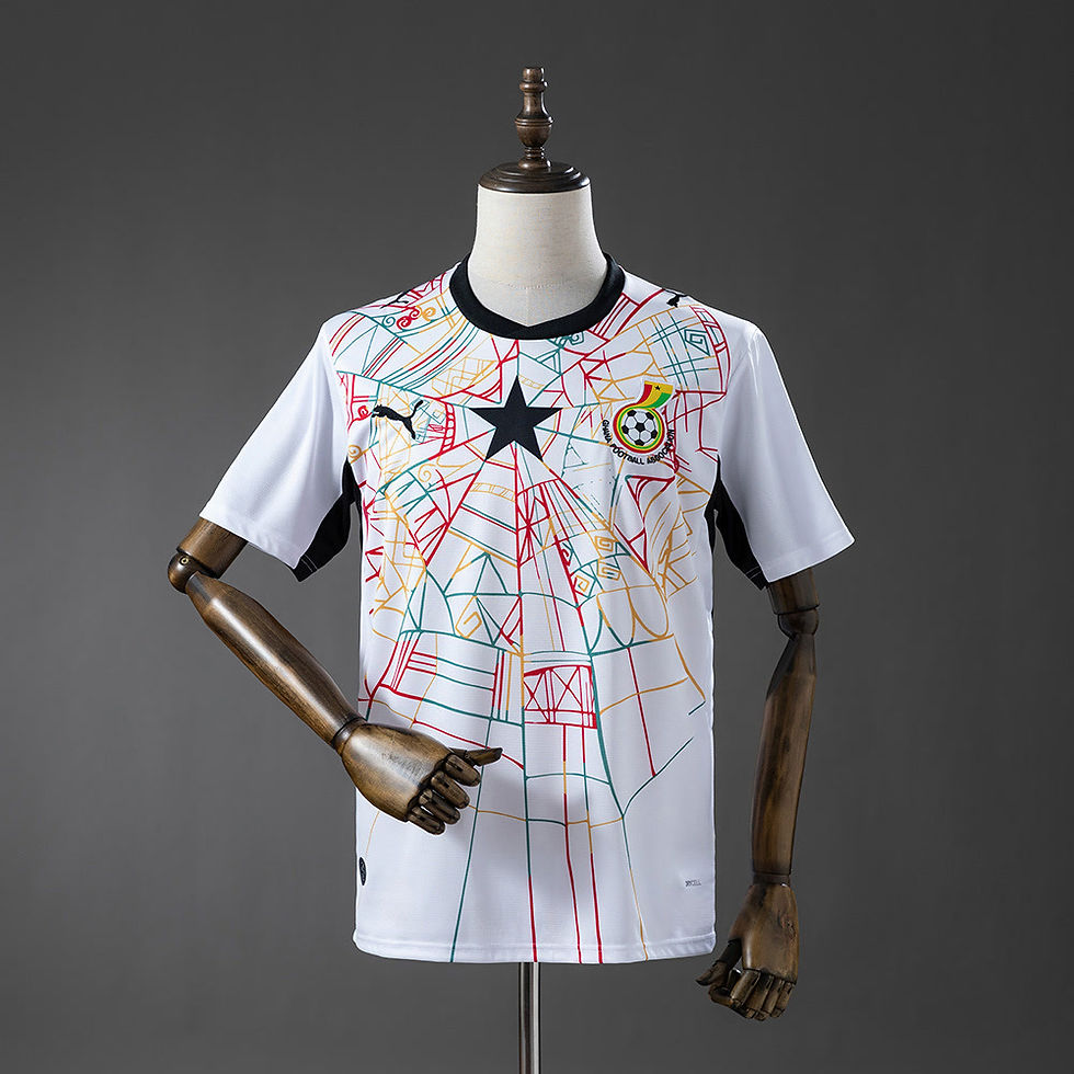 Miniatura: Camisa Seleção Gana I 26 - Torcedor Puma masculino - Branca com detalhes