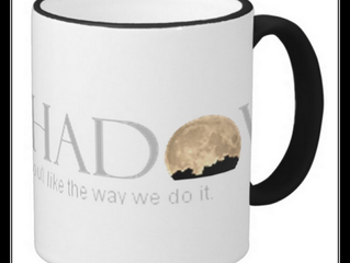 Exclusive Moonshadow Swag! Moonshadow Logo Ringer Coffee Mugs