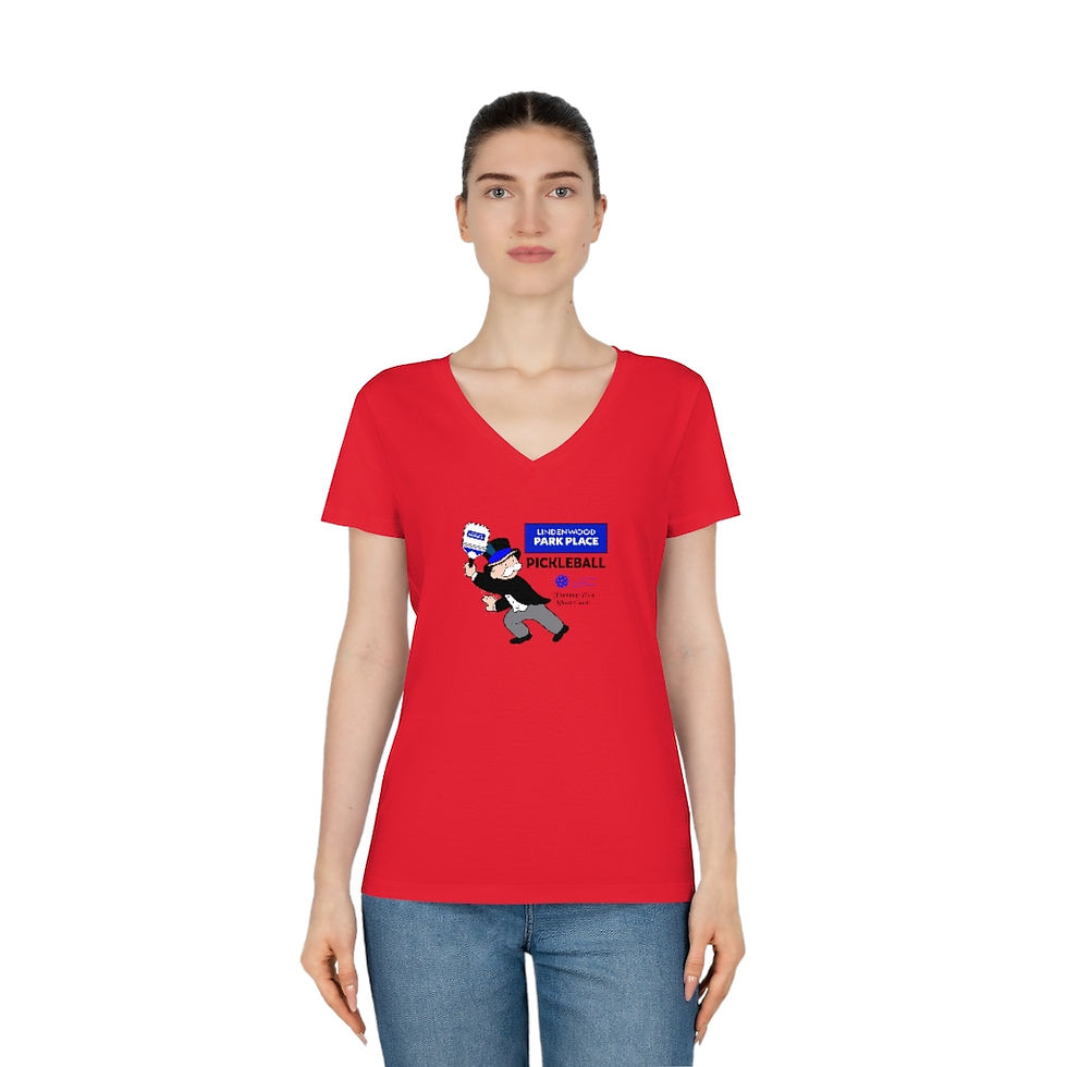 Thumbnail: Women's Pickleball V-Neck T-Shirt