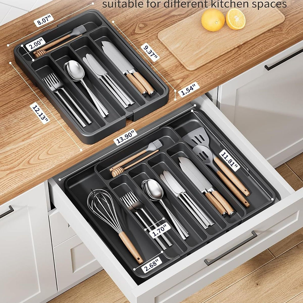 Thumbnail: FlexiTray – Expandable Drawer Organiser