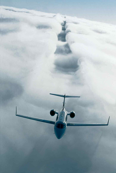 Learjet_45_of_the_Irish_Air_Corps_in_fli