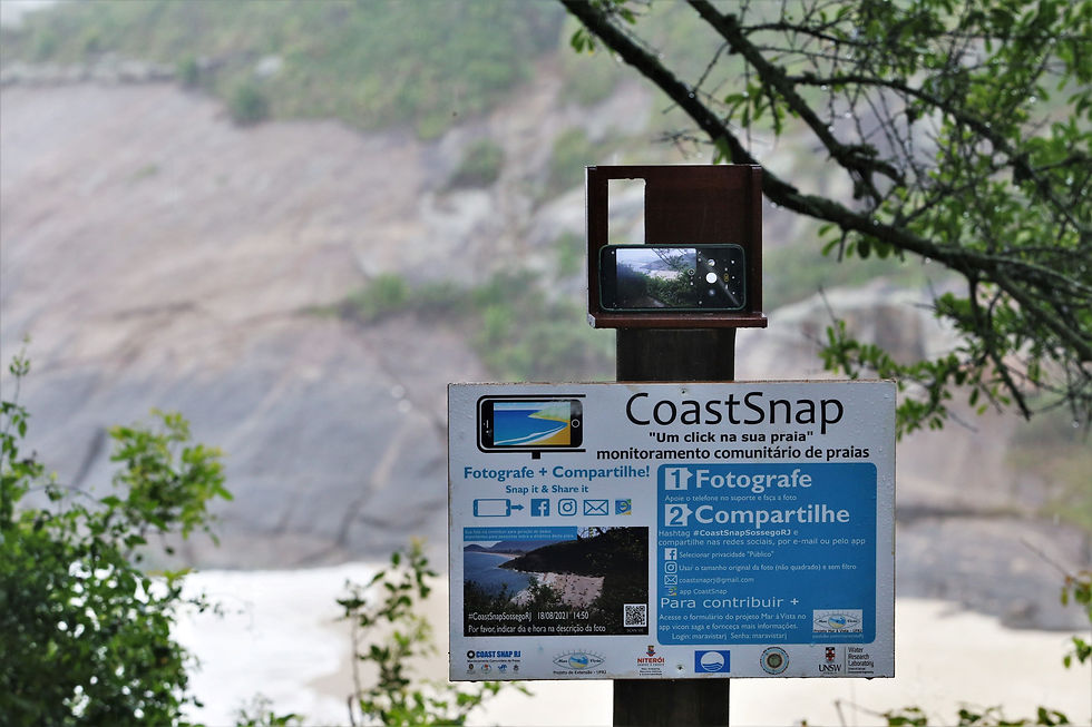 Monitoramento da Praia do Sossego em um clique