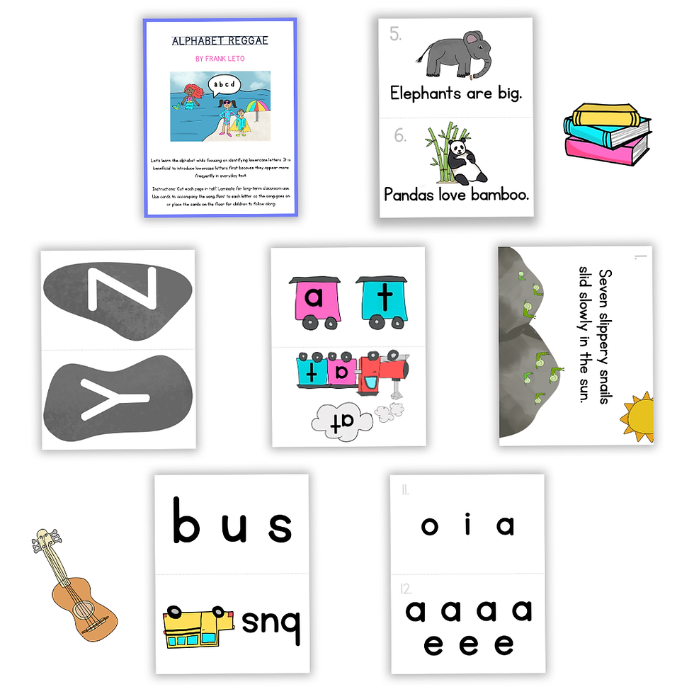 Thumbnail: 'Tune into Phonics' Printable Materials