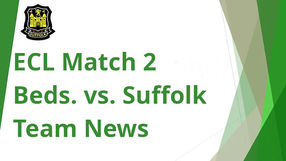 Eastern Counties League Match Two vs. Bedfordshire
