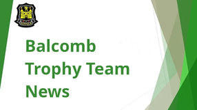 Balcomb Trophy Team News