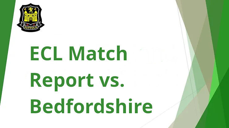 ECL Match Report vs. Bedfordshire