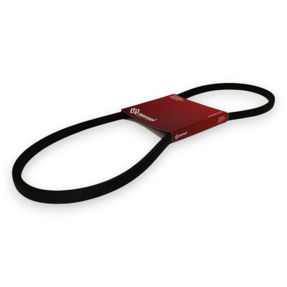 Replacement drive belt for Yanmar 3TNV and 4TNV diesel engines shown coiled