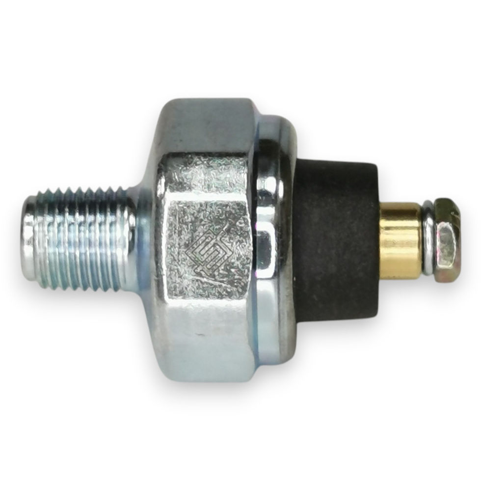 Close up of screw terminal connector and 1/8 inch pipe thread on Yanmar 121252-39450 oil pressure switch
