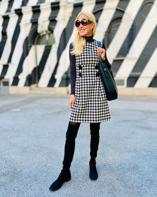 Hahnentritt Dress