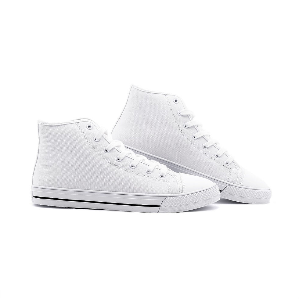 Thumbnail: Unisex High Top Canvas Shoes