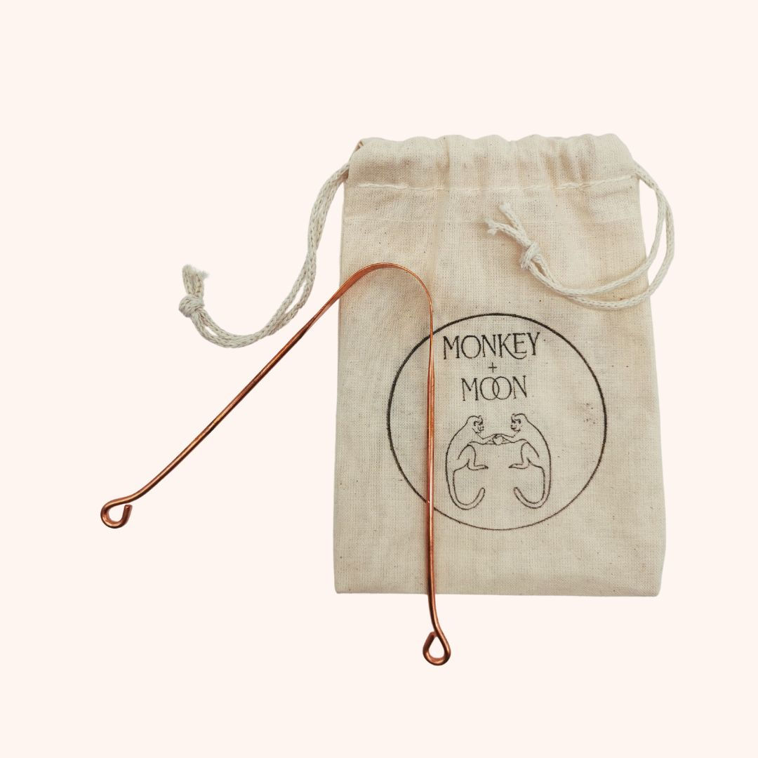 100% Copper Tongue Scraper