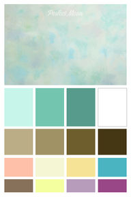 Colorimetría del fondo Menta