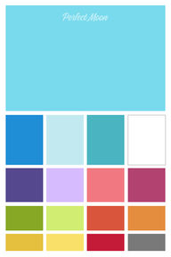 Colorimetría del fondo Azul