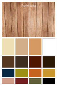 Colorimetría del fondo Madera Café