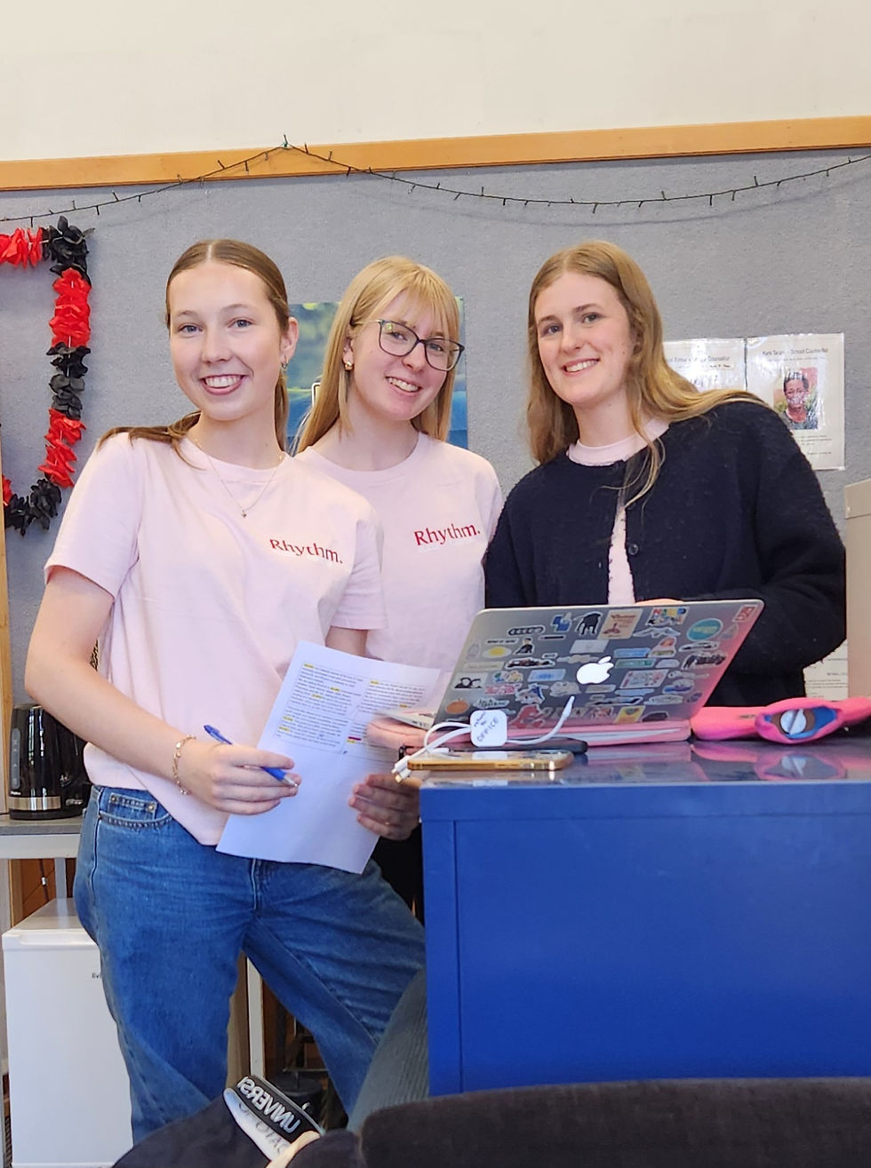 The Rhythm team preparing for the Wild card pitches