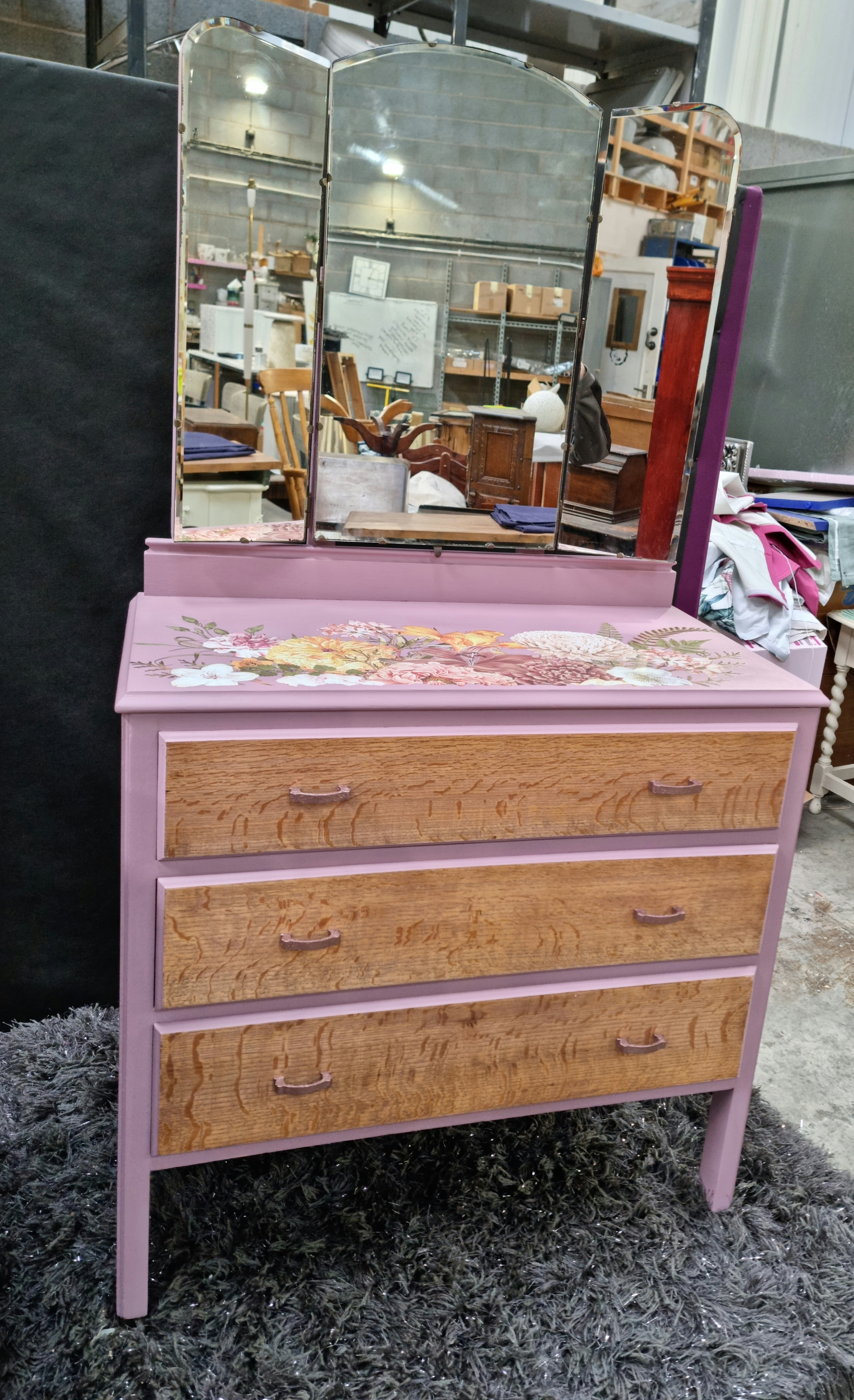 Floral Dressing Table