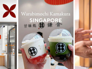 Delight Your Taste Buds: Warabimochi Kamakura Arrives at One Holland Village, Singapore
