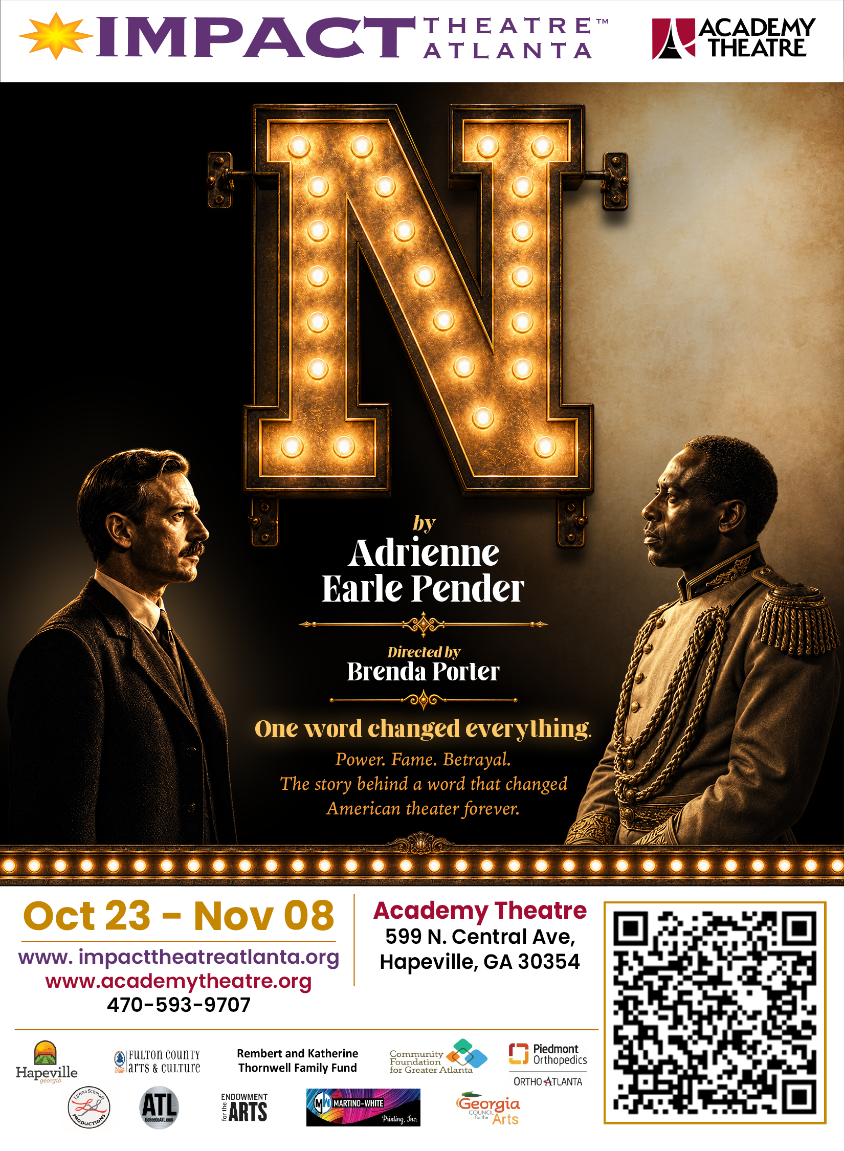 N at Impact Theatre Atlanta & Academy Theatre.