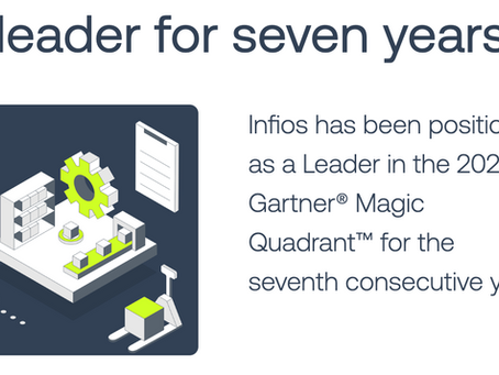 Infios positioned as Gartner Magic Quadrant leader 7th year in a row