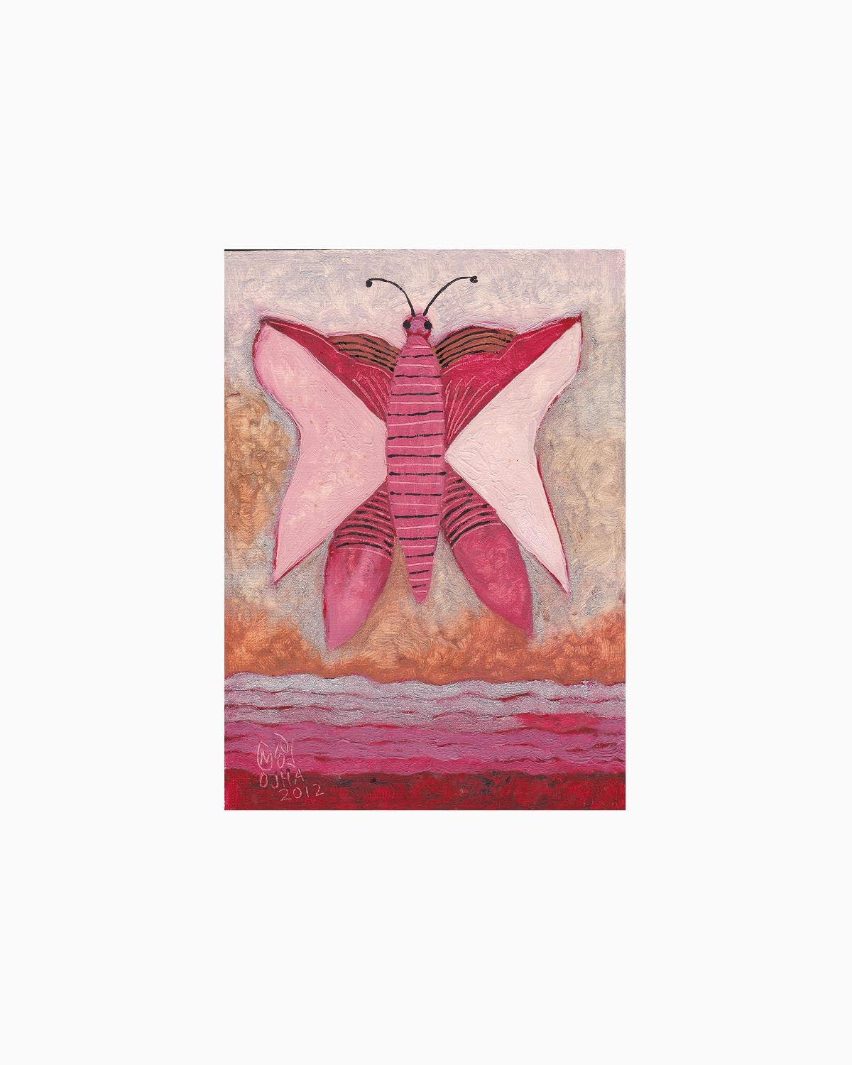 Pink Winged Form