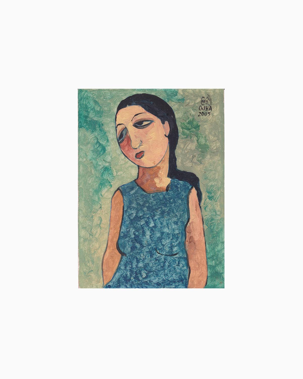 Blue Dress Figure