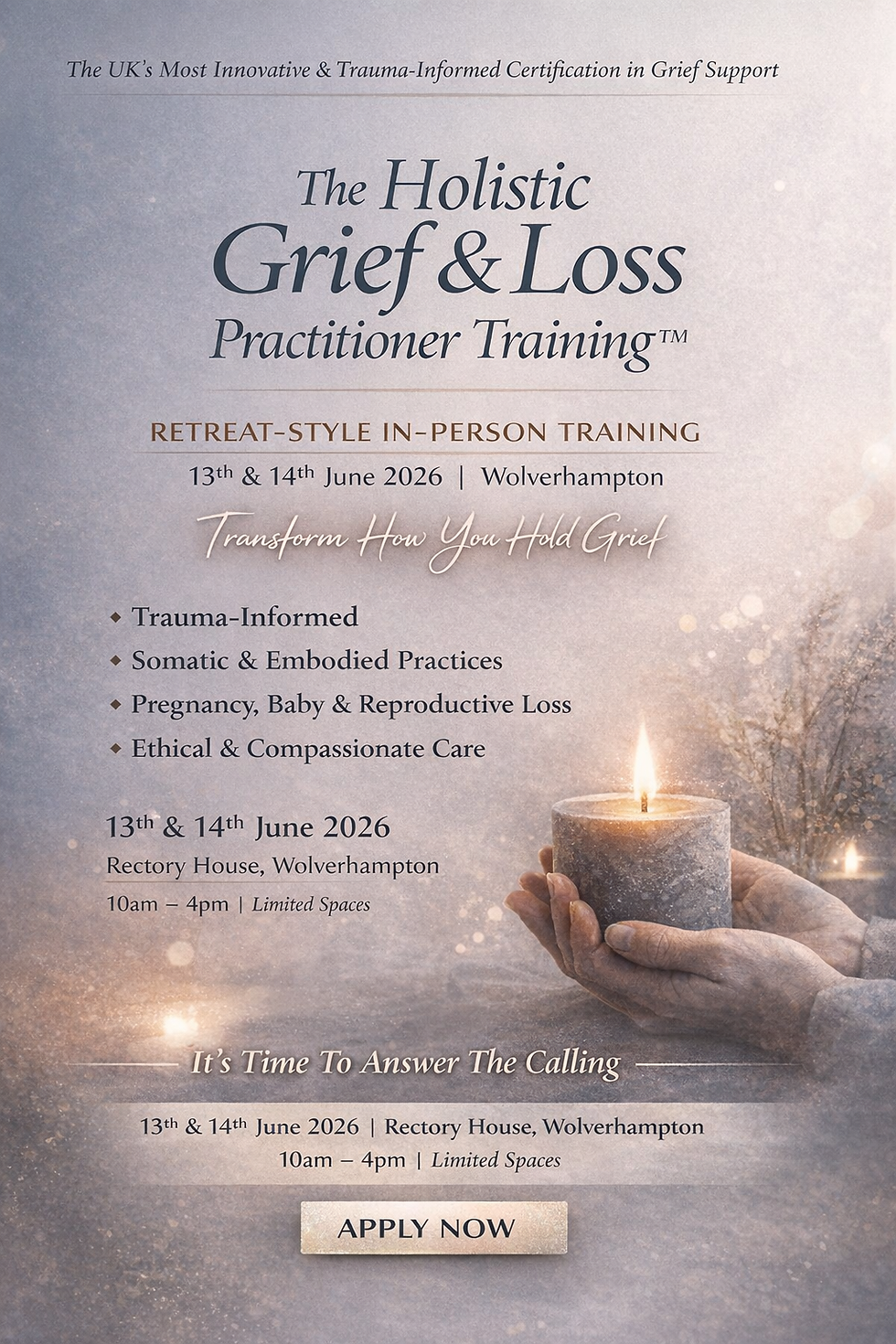 šæ THE HOLISTIC GRIEF & LOSS PRACTITIONER TRAININGā¢