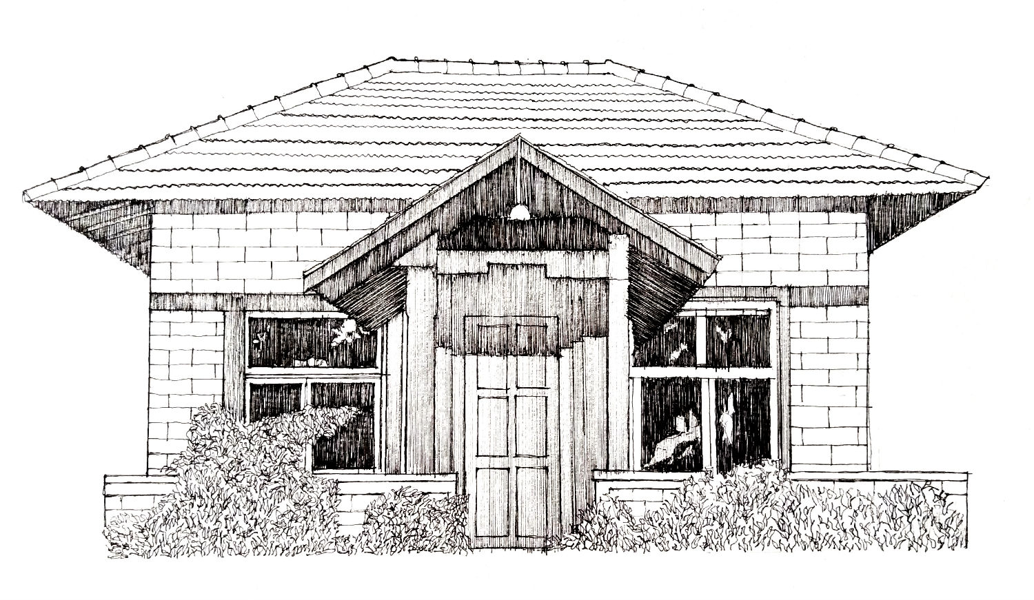 Tropical Home Office