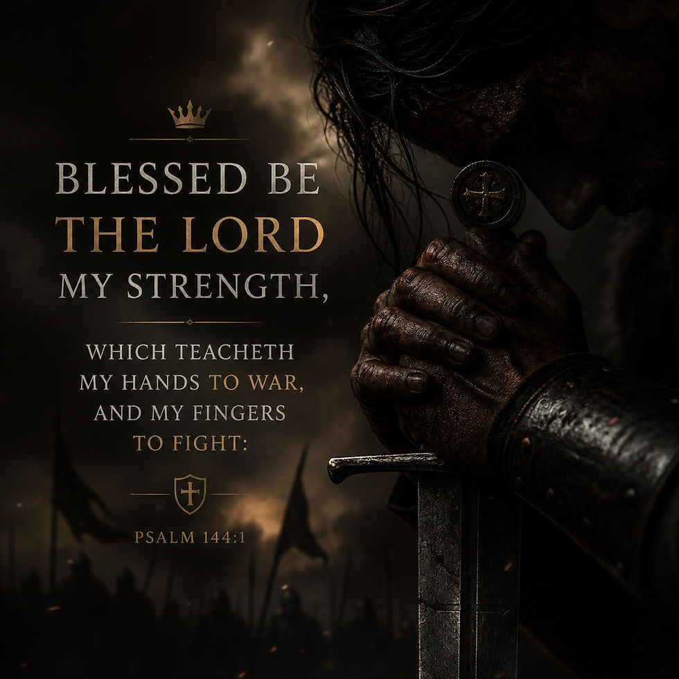BLESSED BE THE LORD MY STRENGTH