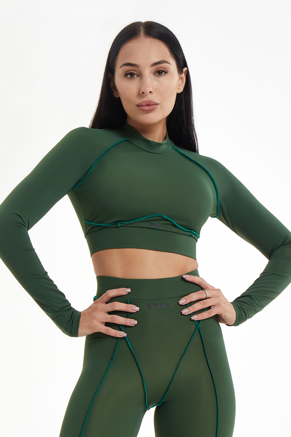 Спортивний Жіночий Топ Df. Original: Топ Лонгслів Majestic Moss