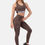 Прев'ю: Жіночі Легінси Nebbia:  Classic high-waist performance leggings brown 403