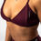 Прев'ю: Nebbia: Жіночий Топ Medium-Support Sports Bra Twist-Knot Dark Red 423