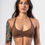 Прев'ю: Nebbia: Жіночий Топ Medium-Support Sports Bra Totally Seamless Brown 305