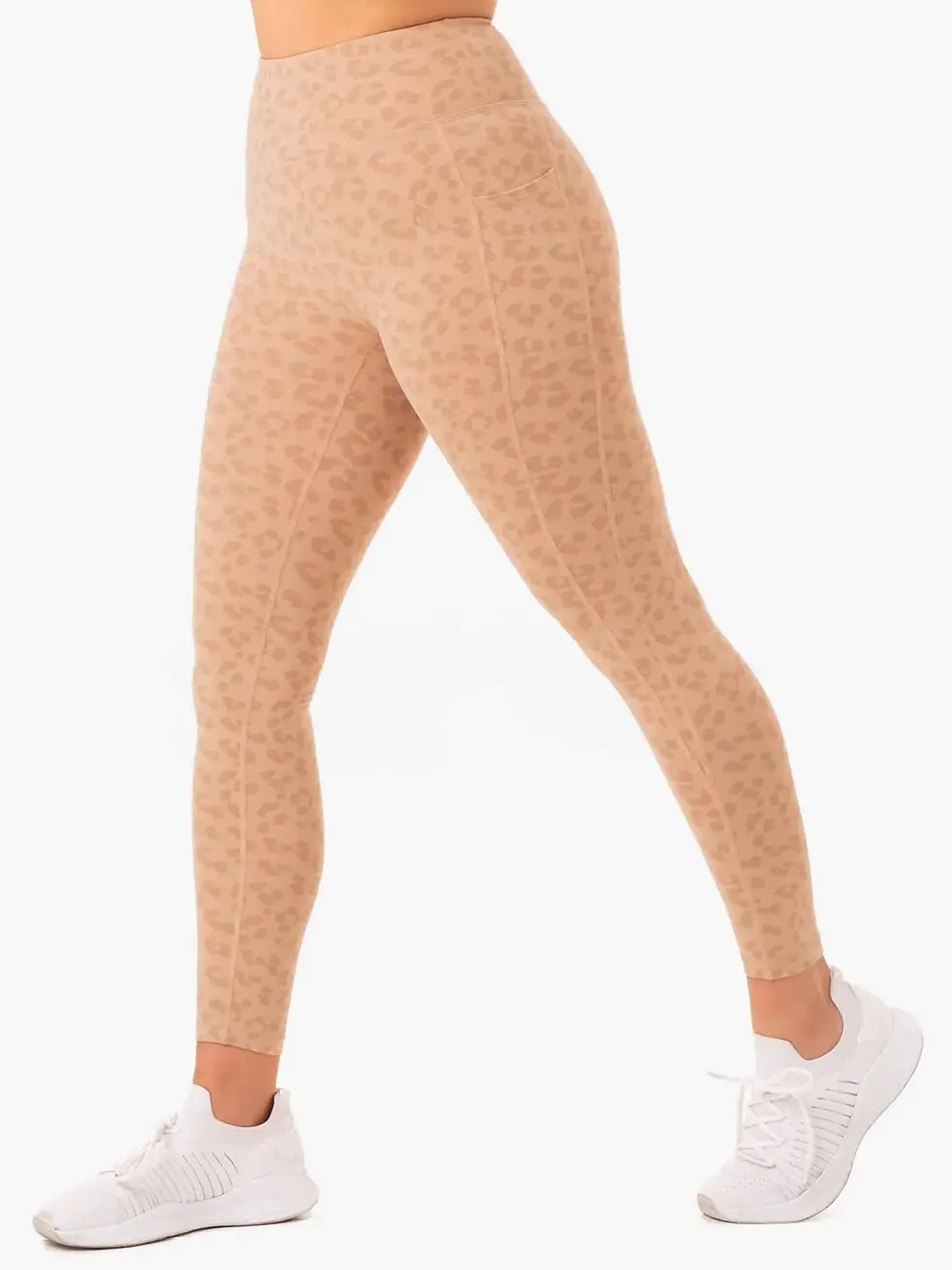 Миниатюра: Спортивні Легінси Ryderwear: Ultra High Waisted Full Length Leggings Tan Leopard