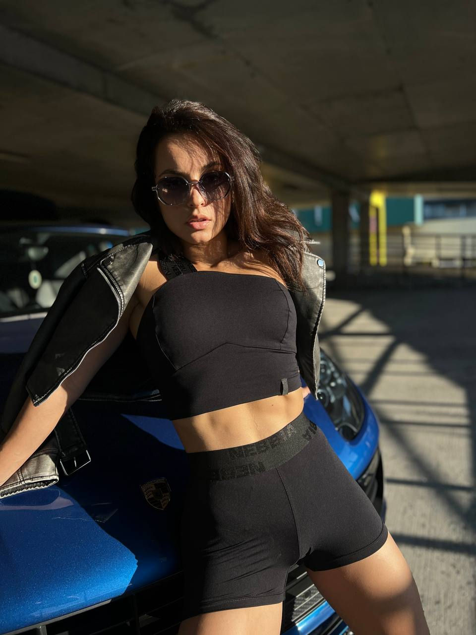 Миниатюра: Жіночі Спортивні Шорти Nebbia: Compression High Waist Intense Black 832