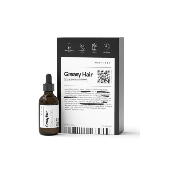 Очищуюча Сироватка для Шкіри Голови та Жирних Волосся Hairvest Greasy Hair 55 мл