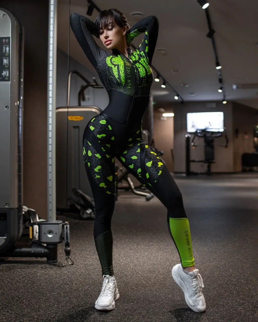 Спортивний Комбінезон Bona Fide: ComeBase Run Like Gepard "Lime"