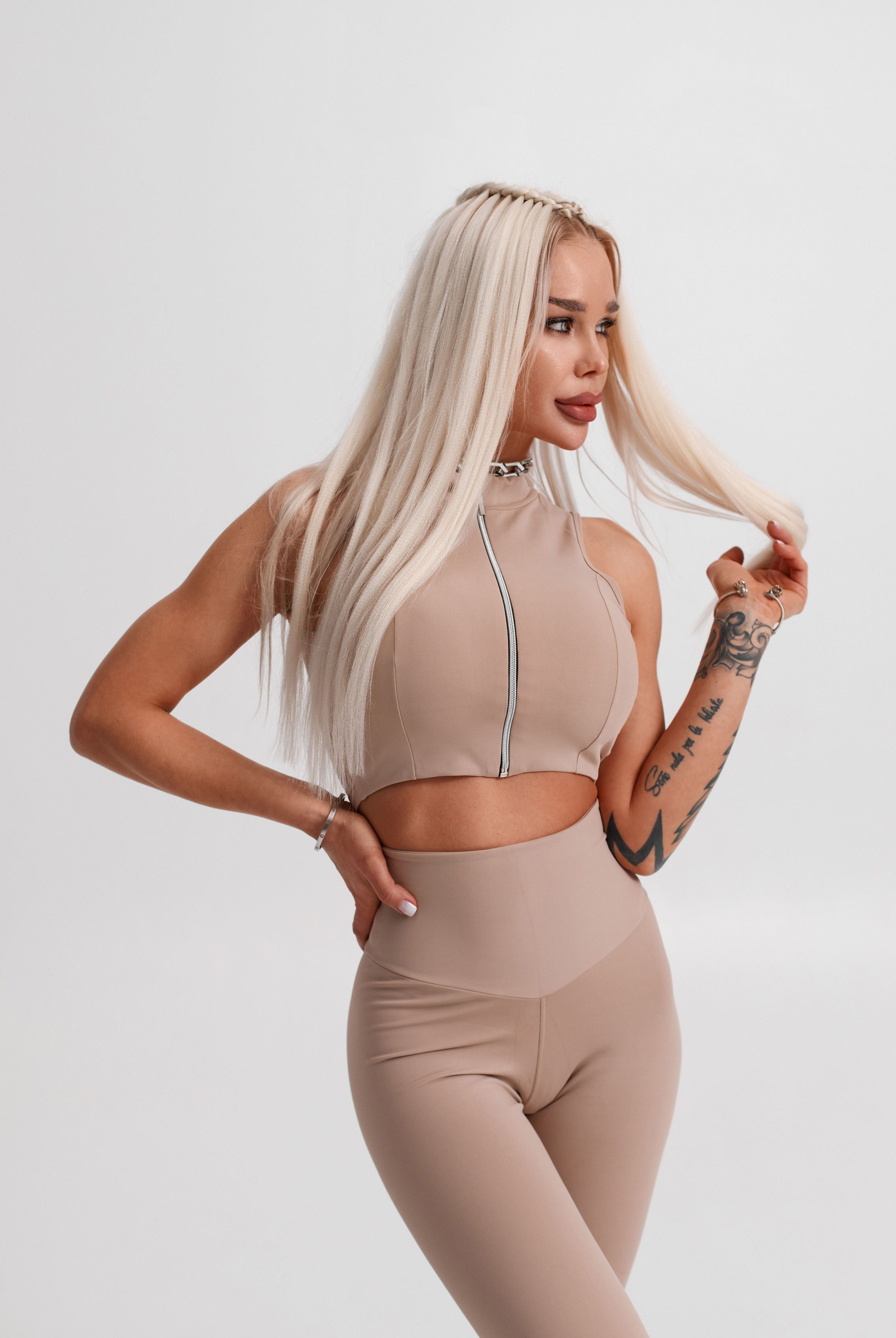 Жіночий Топ Fitzona: Top Blouse Cloud Fitzona Beige 14835