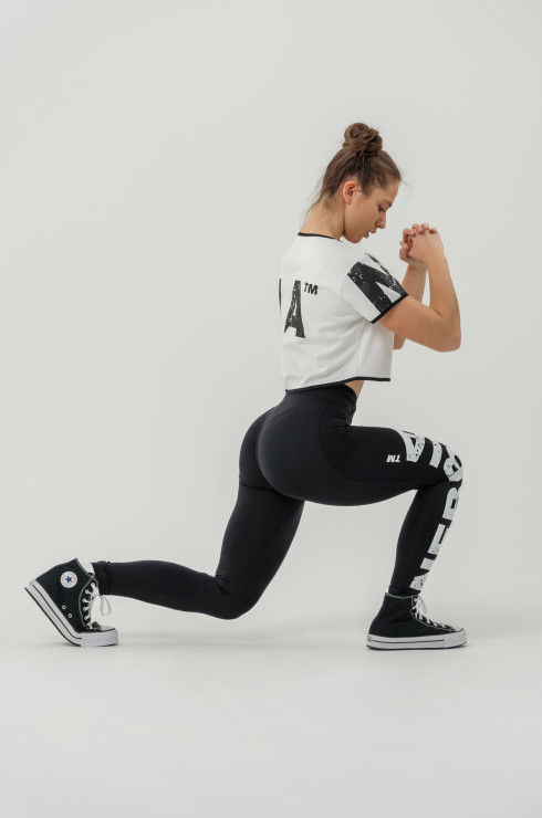 Миниатюра: Nebbia: Спортивний Жіночий Топ Oversized Crop Top Game On White 610