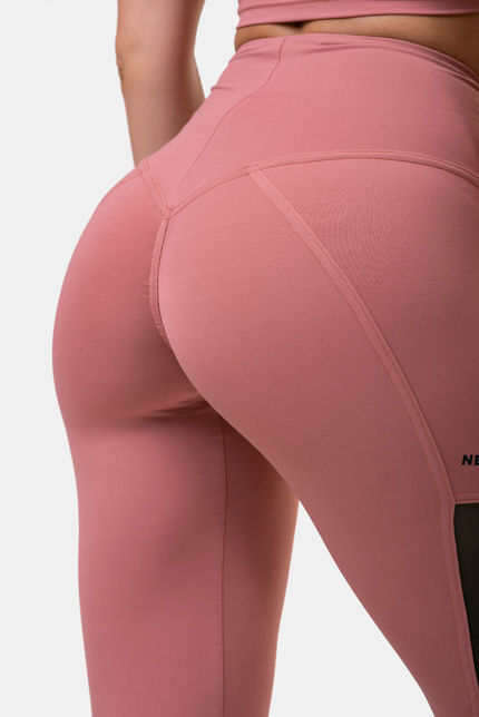 Миниатюра: Спортивні Жіночі Легінси Nebbia: High-Waist&Mesh Leggings Old Rosse 573