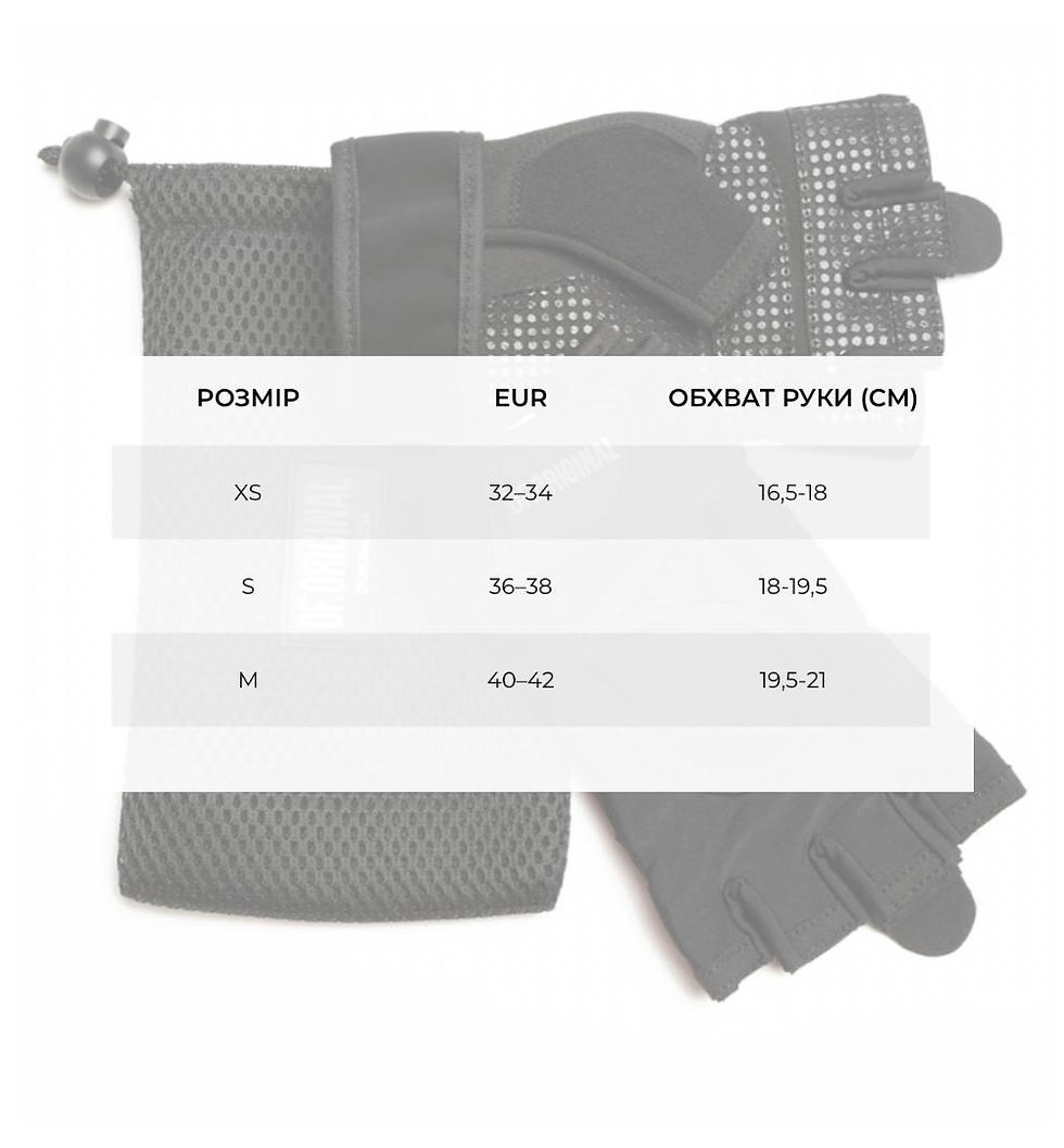 Прев'ю: DF.ORIGINAL: Спортивні перчатки Blue