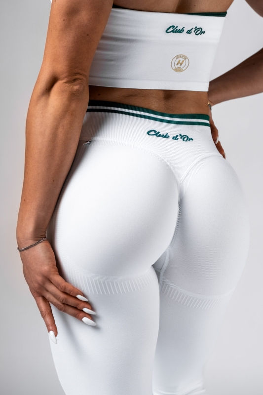 Прев'ю: Nebbia: Жіночі Спортивні Легінси High-West Push-Up Leggings Club D’or White 629