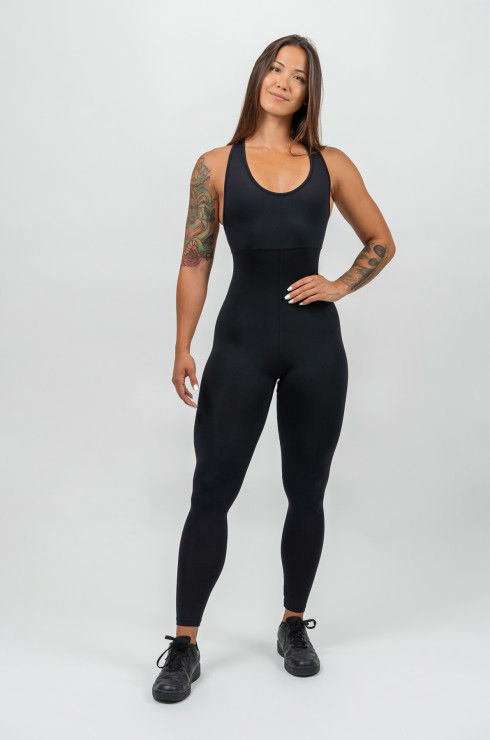 Миниатюра: Жіночий Комбінезон Nebbia: One-Piece Workout Jumpsuit Gym Rat Black 201