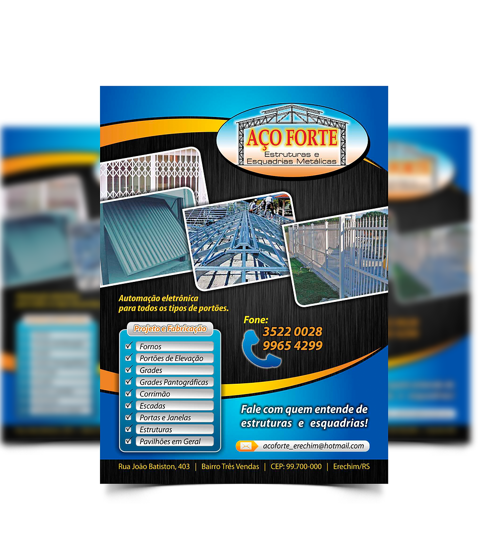 Flyer Aço Forte